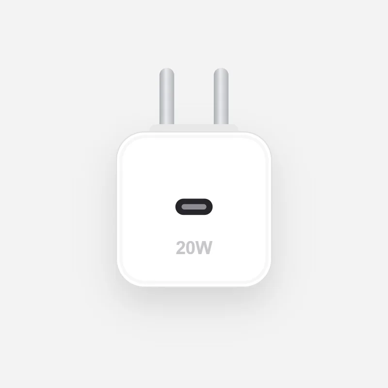 Caricatore USB-C 20W senza marchio