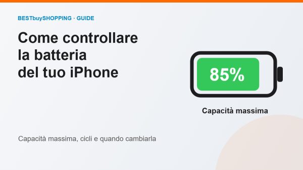 Come controllare la batteria di un iPhone (e quando conviene cambiarla)