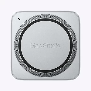 Mac Studio base con griglia di aerazione